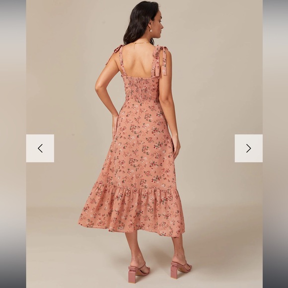 Floral midi dress - Rihoas brand. Never been worn! - Picture 2 of 4